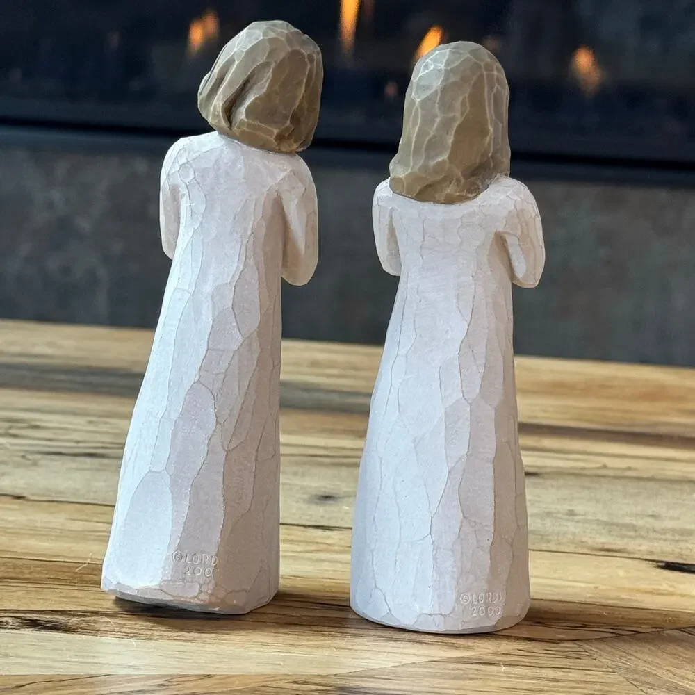 Willow Tree Sisters by Heart Figurine Set 2000 Susan Lordi Demdaco 26023